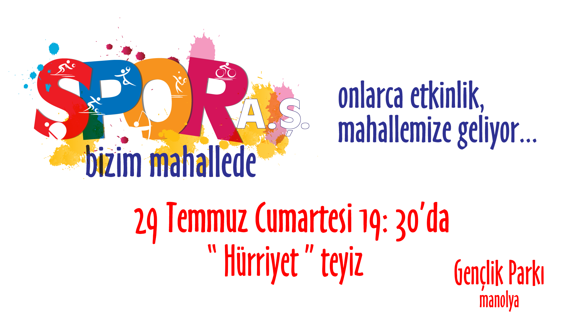 Spor A.Ş Hürriyet Mahallesinde