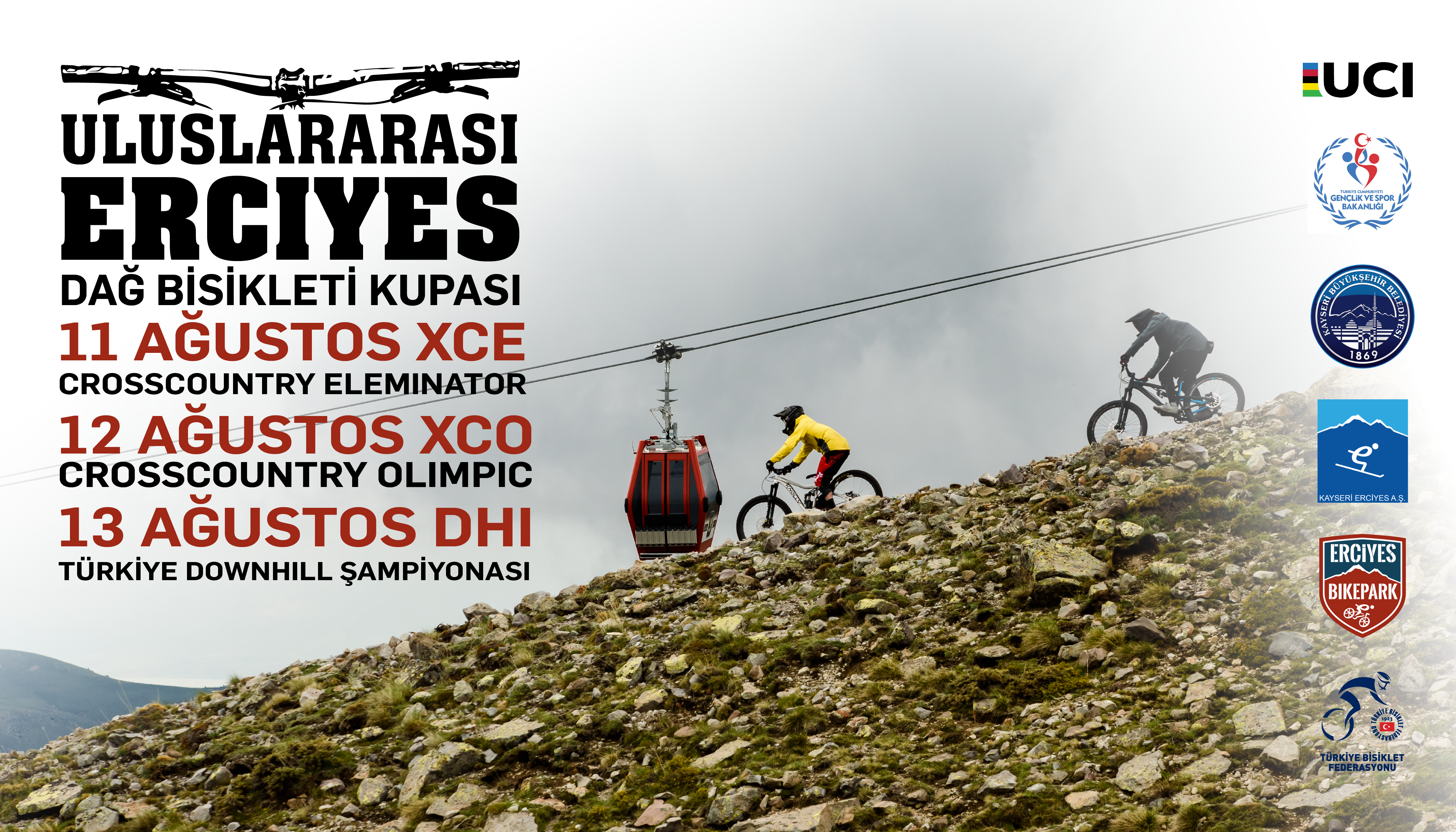 Uluslararası Erciyes Dağ Bisikleti Kupası TĞRKİYE DOWNHILL ŞAMPİYONASI
