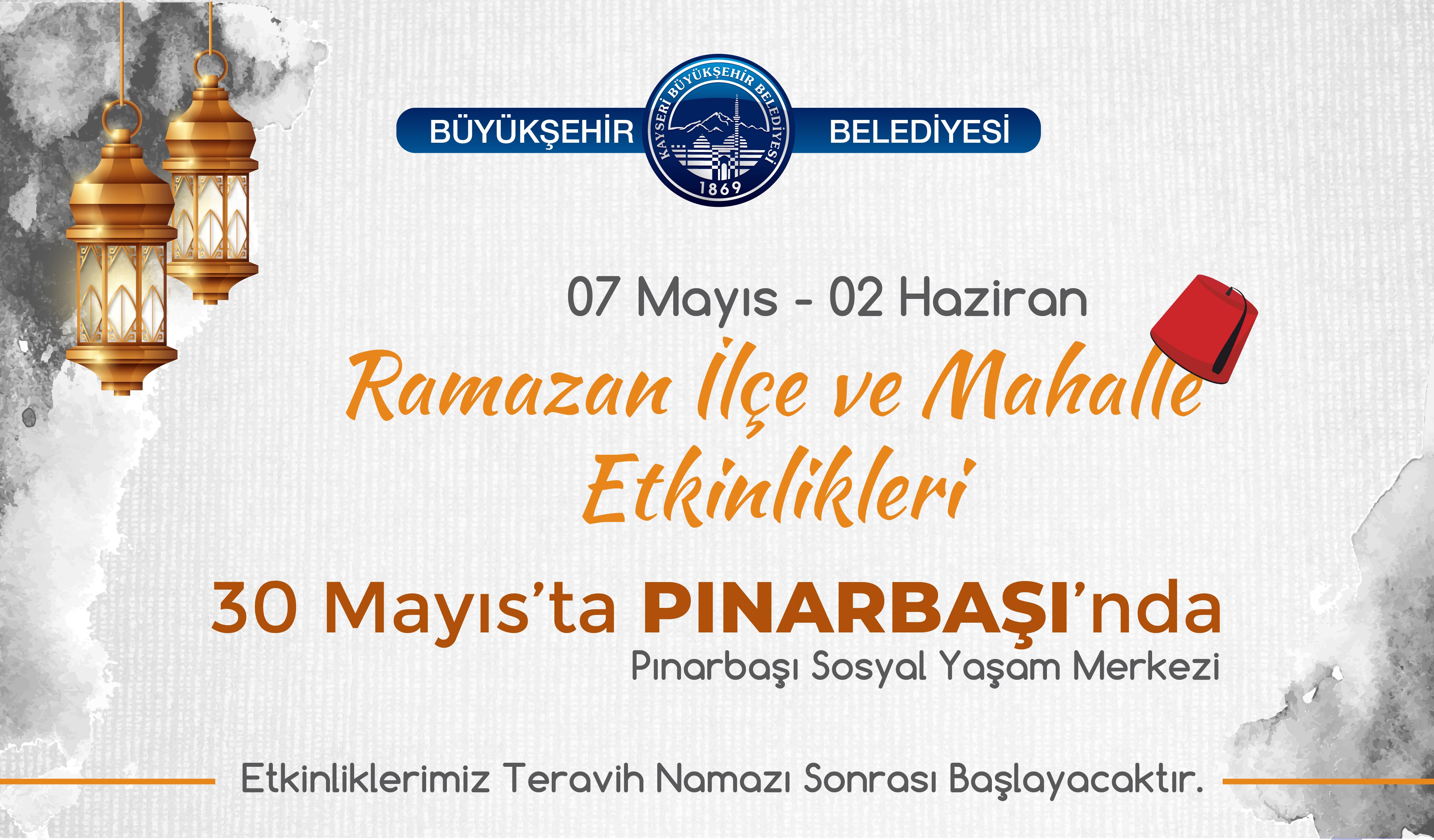 İlçe ve Mahalle Etkinlikleri Pınarbaşı'nda