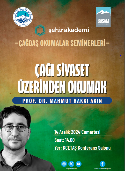 Şehir Akademi - Çağdaş Okumalar Seminerleri..