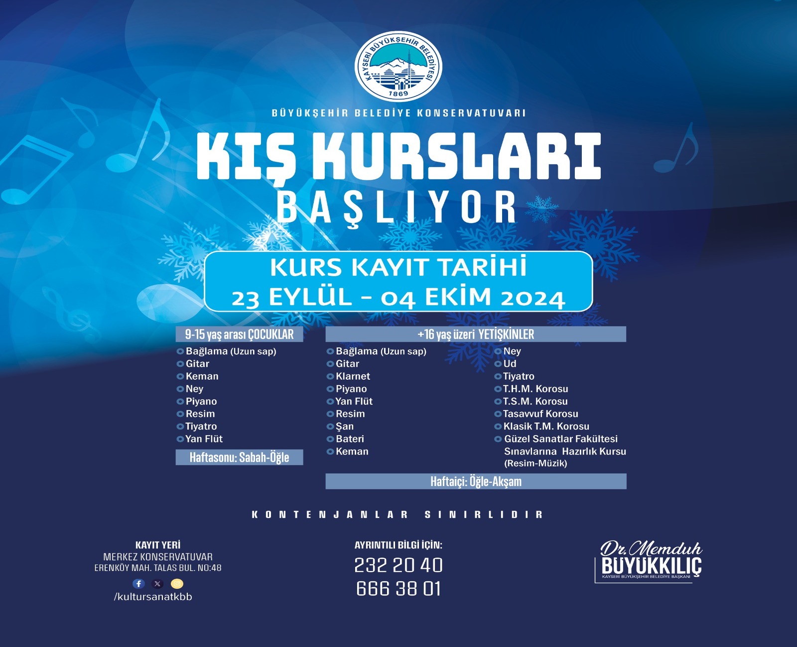 2024 Kış Kursları