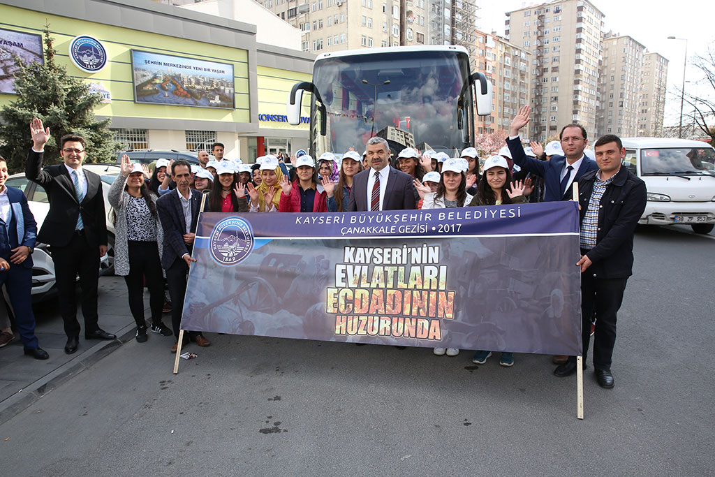 Çanakkale Kafilesini Başkan Çelik Uğurladı
