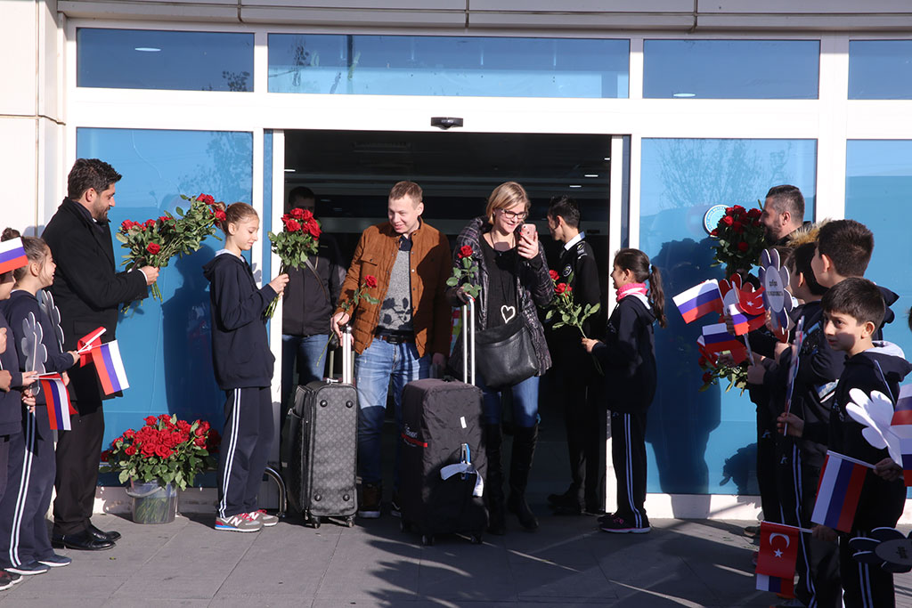 Rus Turistler Erciyes'te