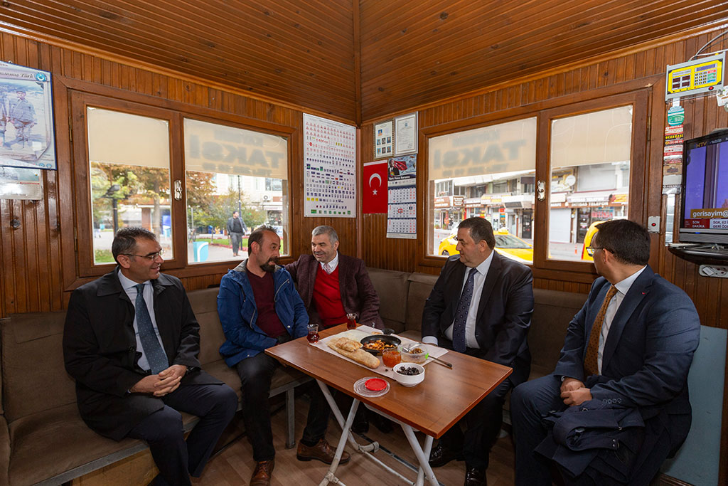 Başkan Çelik Taksici Esnafıyla