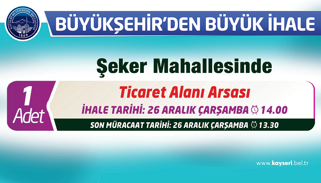 Büyükşehir'den Yatırımcılar İçin Fırsat