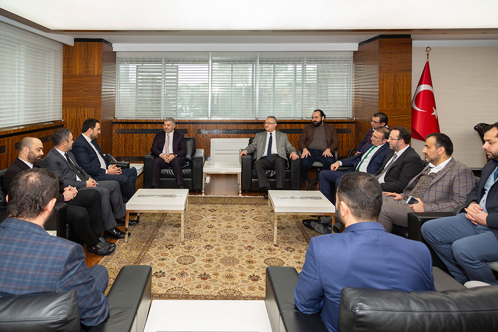 Halef-Selef'ten Başkan Çelik'e Ziyaret