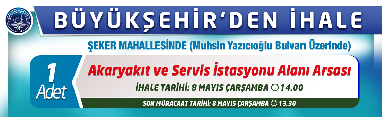 Büyükşehir'den Akaryakıt İstasyonu İhalesi