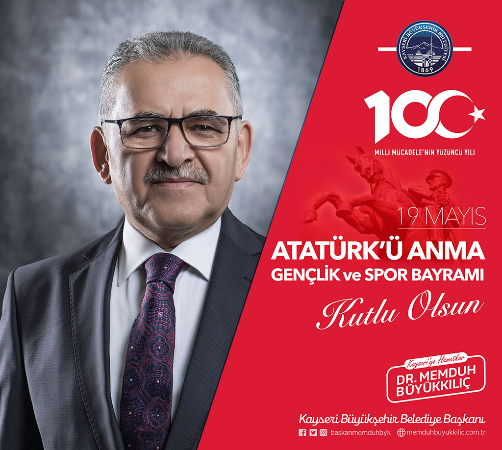 Başkan Büyükkılıç'tan 100. Yıl Mesajı