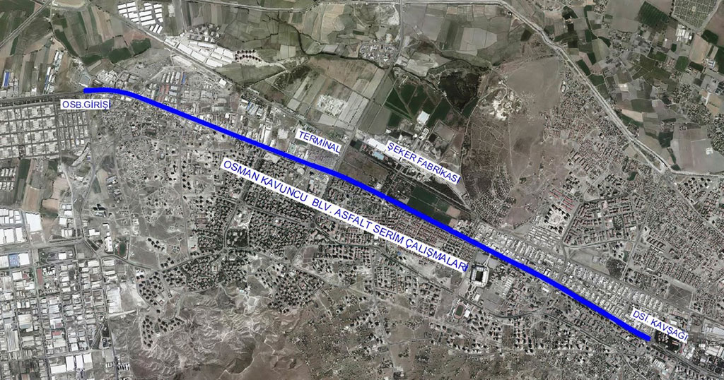 Büyükşehir'den Yol Çalışması