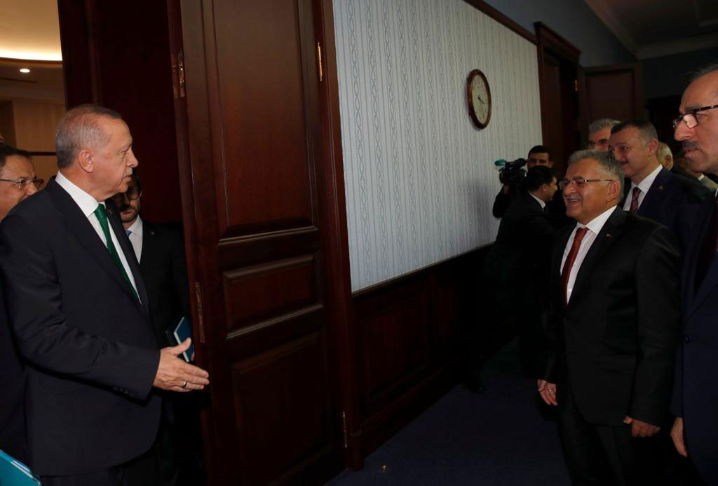 Başkan Büyükkılıç, Cumhurbaşkanı Erdoğan İle Görüştü 