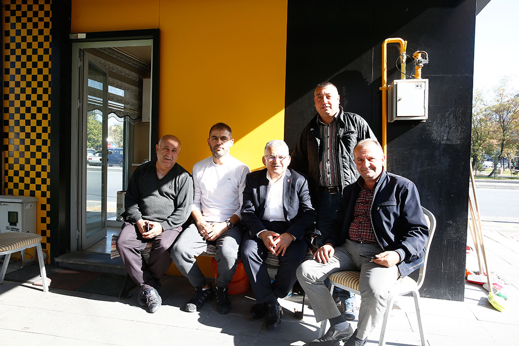 Başkan Büyükkılıç Önce Parkta Sonra İtfaiyede