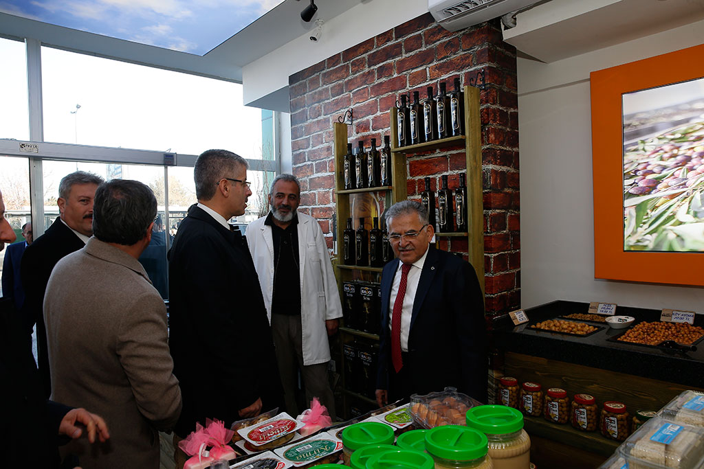 Başkanlardan Esnaf  Ziyareti 