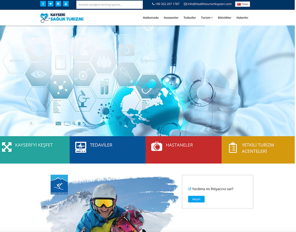 Sağlık Turizmi İçin Web Hizmet