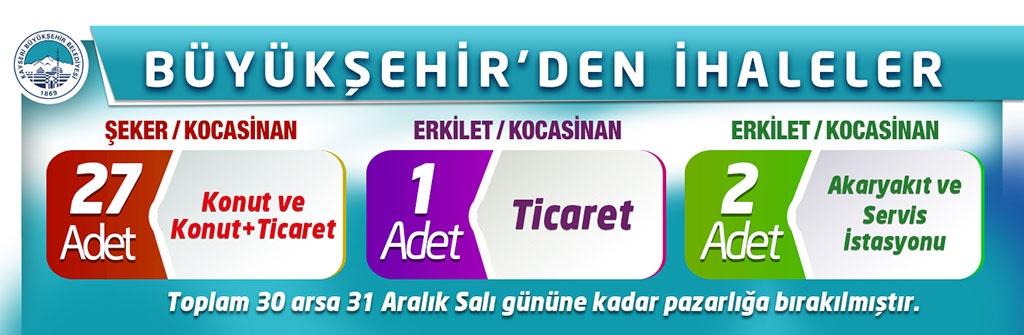 Büyükşehir'den Yatırımcılara Fırsat