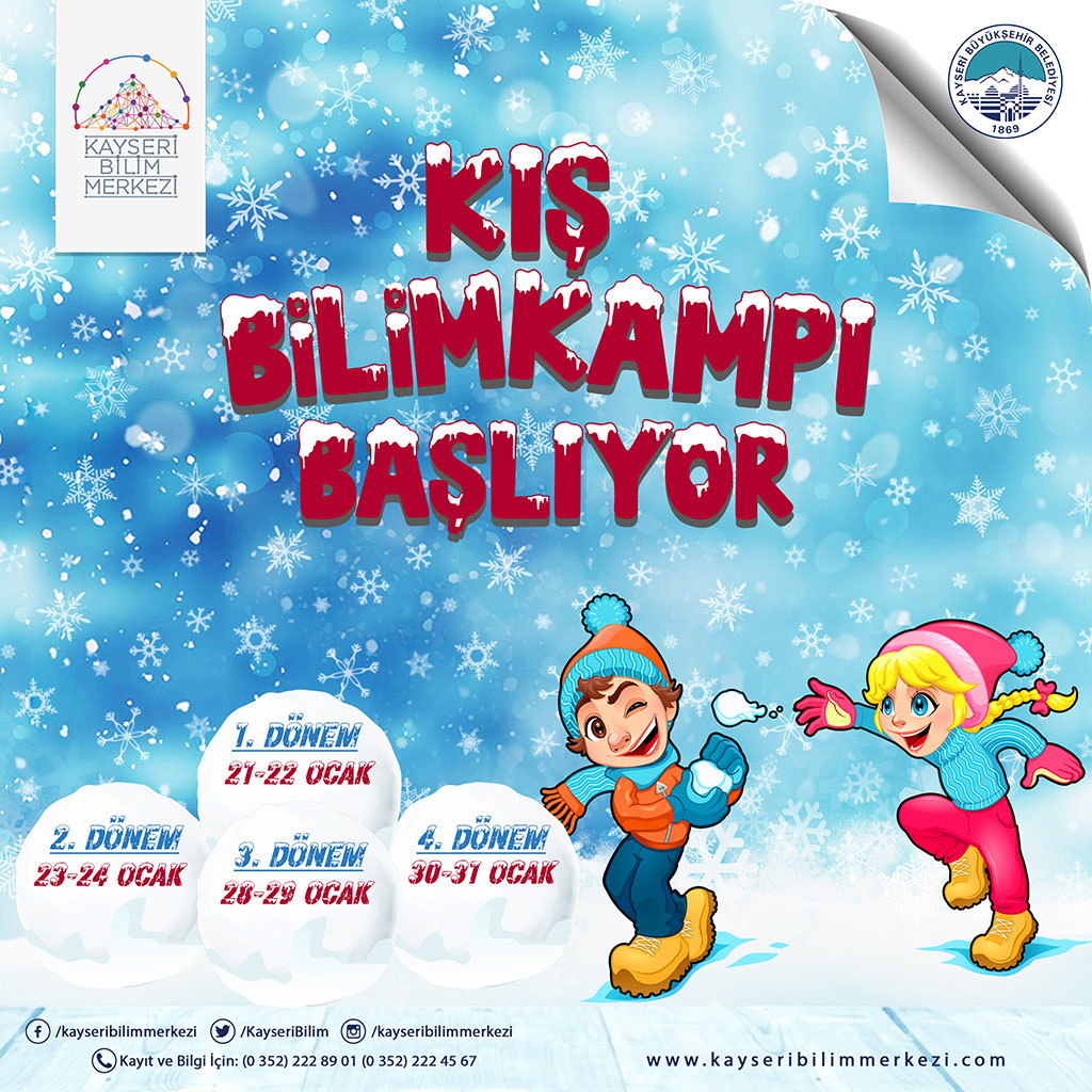 Sömestr Tatilinde Bilim Kampı 