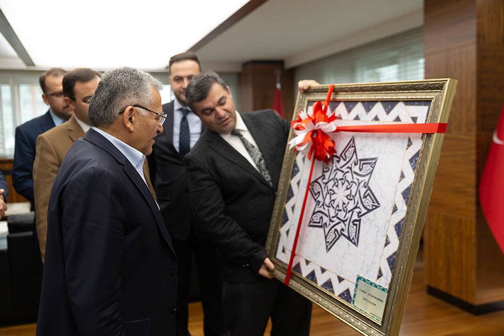 KAYMEK A.Ş.'den Başkan Büyükkılıç'a Tıp Bayramı Ziyareti