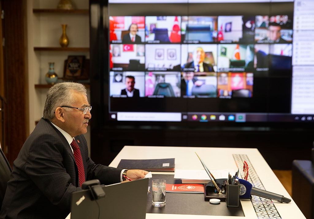 Büyükkılıç, TBB Encümenine Telekonferansla Katıldı