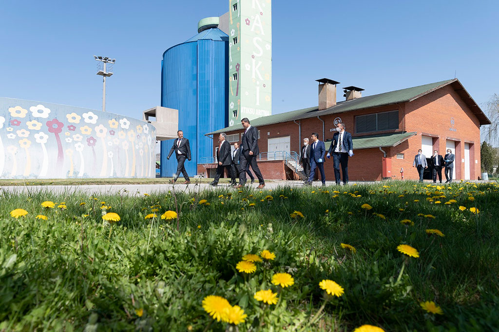 Başkan Büyükkılıç Arıtma Tesisini İnceledi