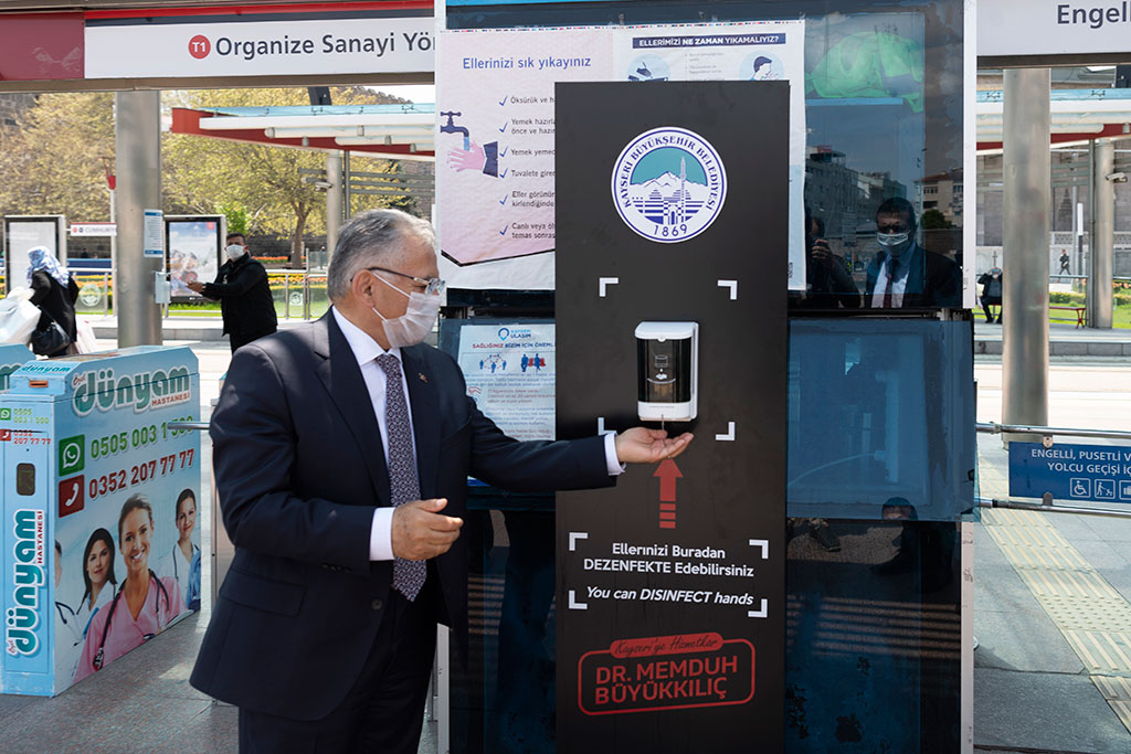 Dezenfektan ve Maske Üreten Büyükşehir