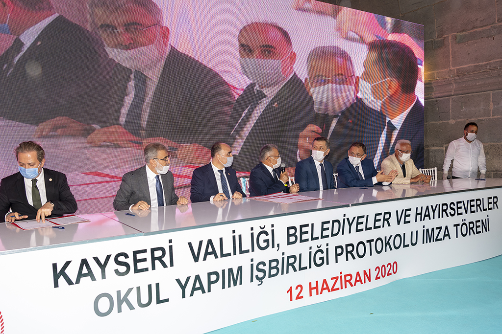 Hayırseverler Şehri Kayseri'de Örnek Bir Protokol Daha 
