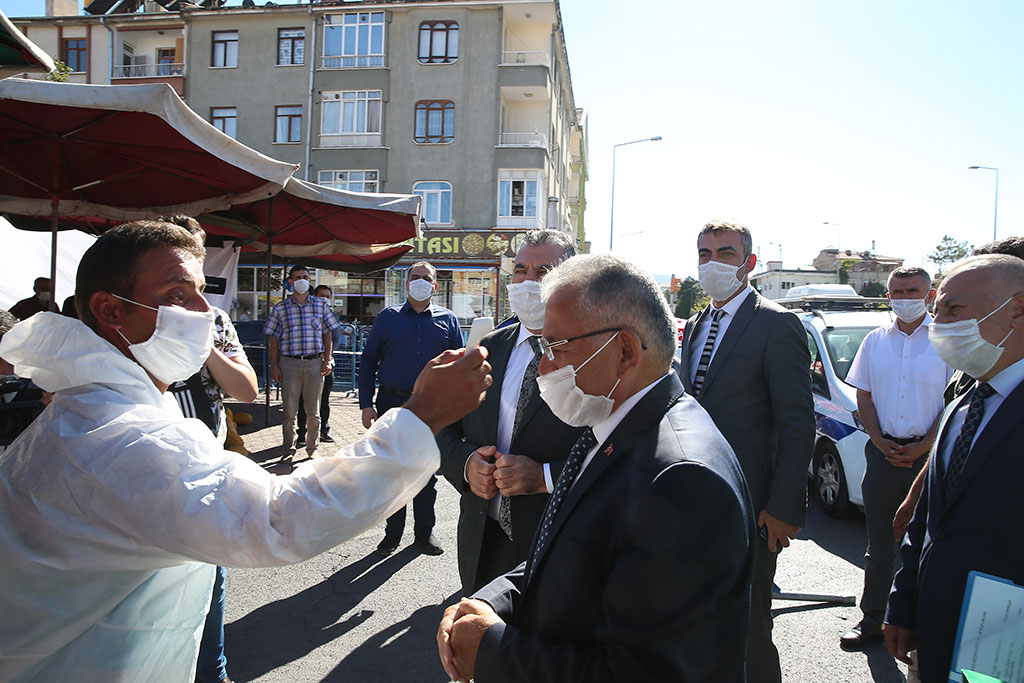 Vali ve Başkan'dan Pazar Yerleri Denetimi