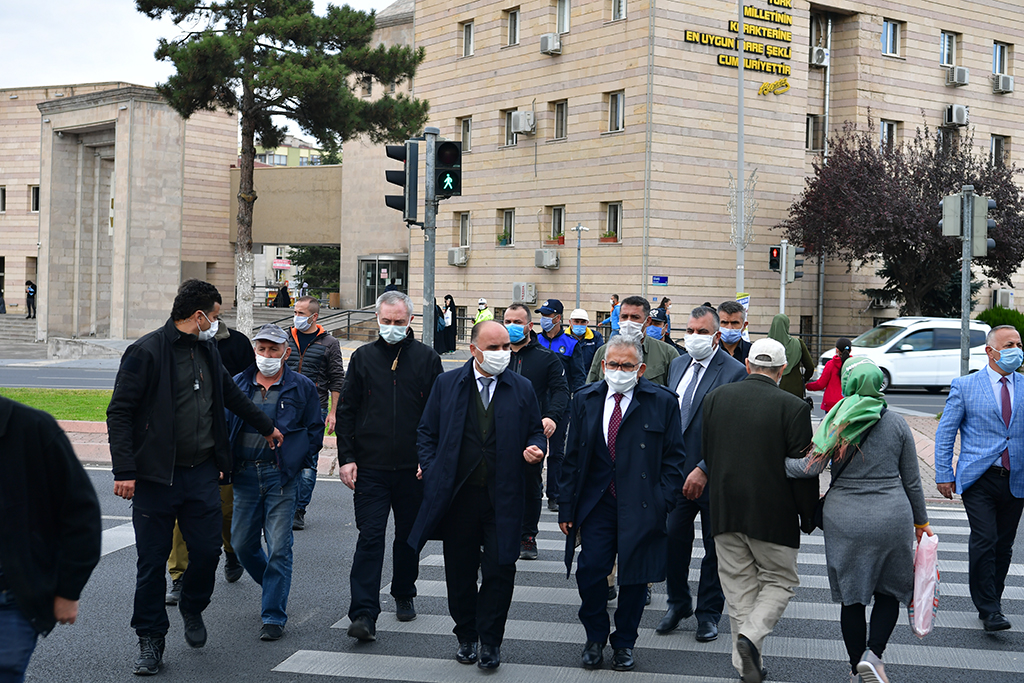 Vali ve Başkan'dan Koronavirüs Denetimi
