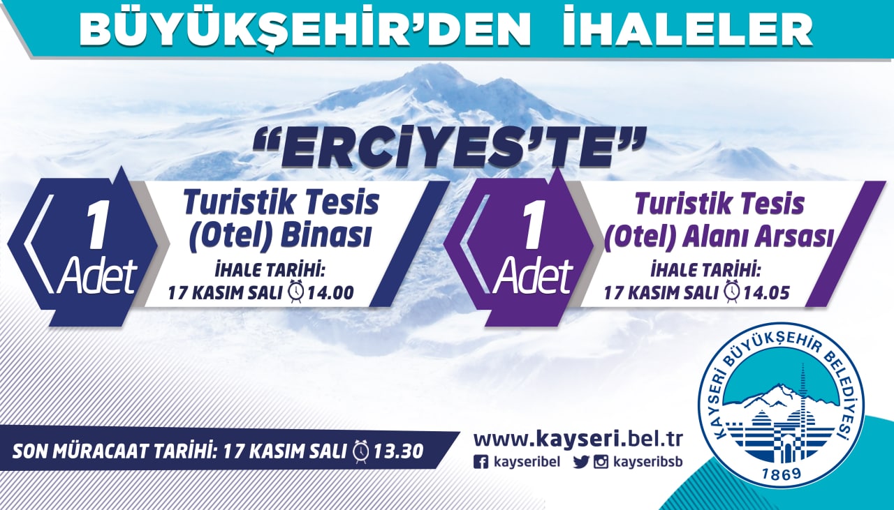 Büyükşehir'den İhaleler