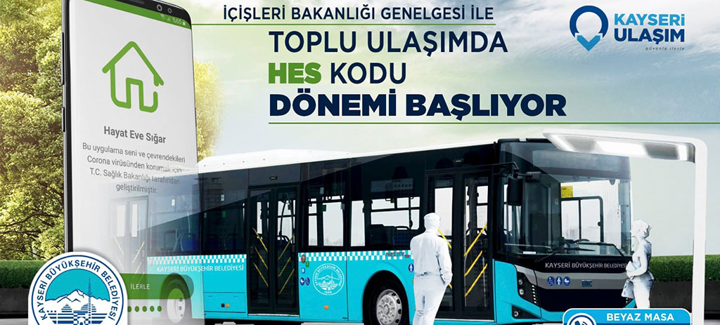 Büyükkılıç'tan Toplu Ulaşımda 'HES Kodu' Uyarısı