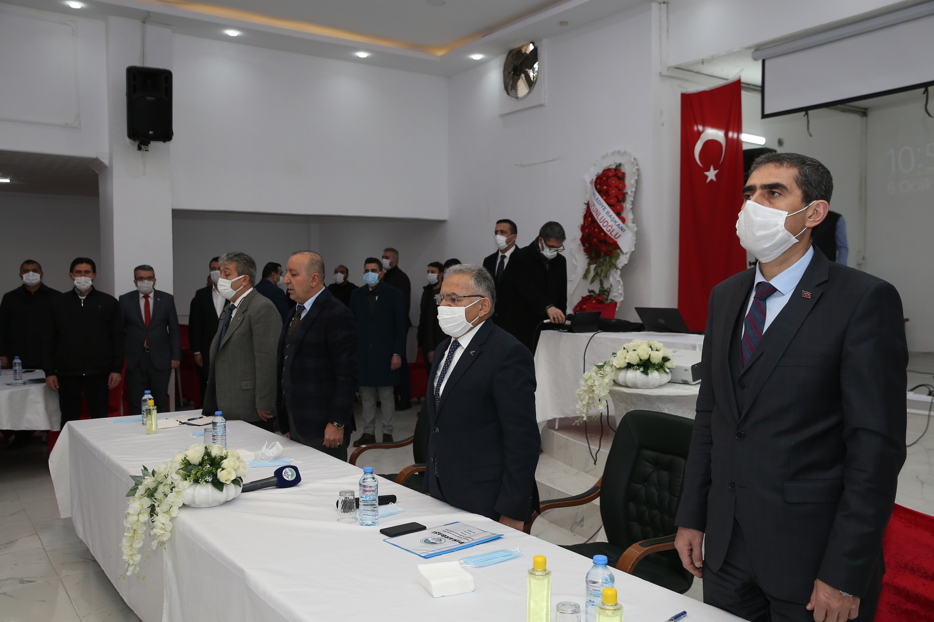 Başkan Büyükkılıç, 2021 Yılının İlk Muhtarlar Toplantısını Pınarbaşı’da Yaptı