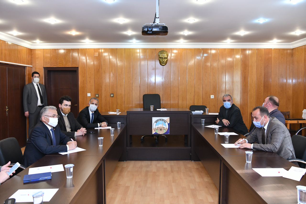 Başkan Büyükkılıç, 2021’in İlk İlçe Ziyaretini İncesu’ya Yaptı