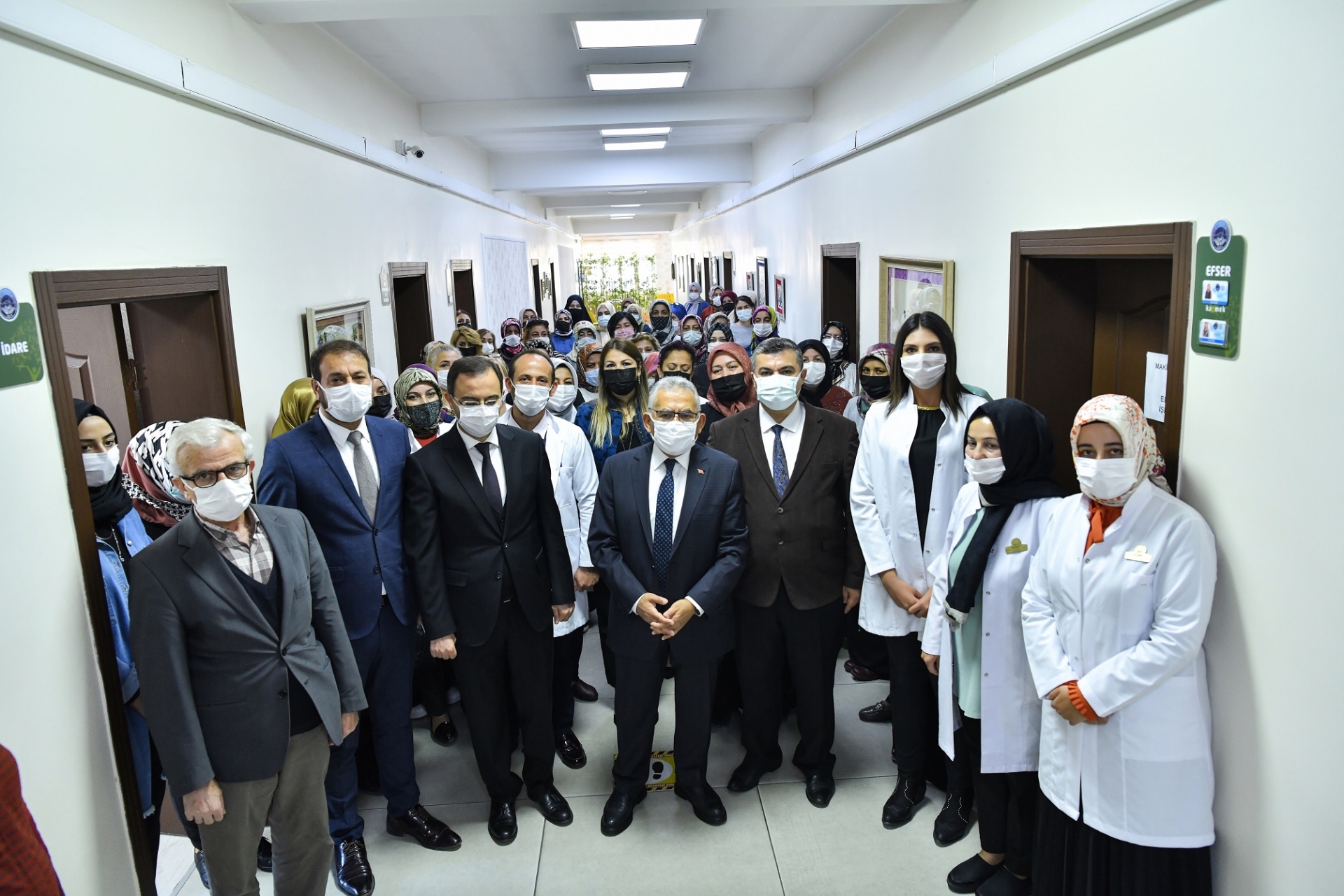 Başkan Büyükkılıç'tan Sanat ve Mesleki Eğitim Kursları'na Ziyaret