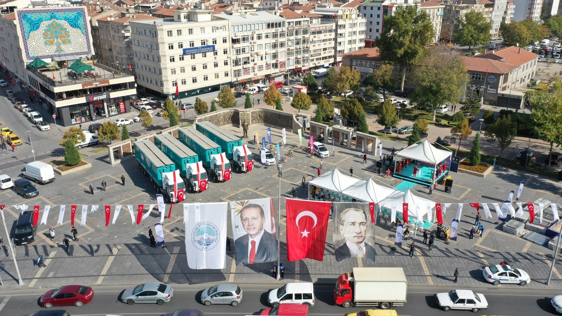 Büyükşehir’in 6 Milyon TL’lik Araçları İle Hafriyat Yönetim Sistemi Tanıtıldı