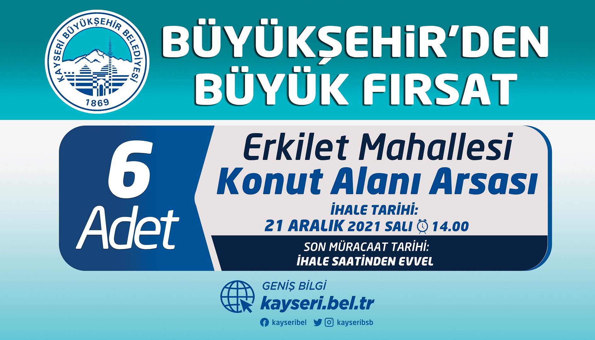 Büyükşehir’den İhale