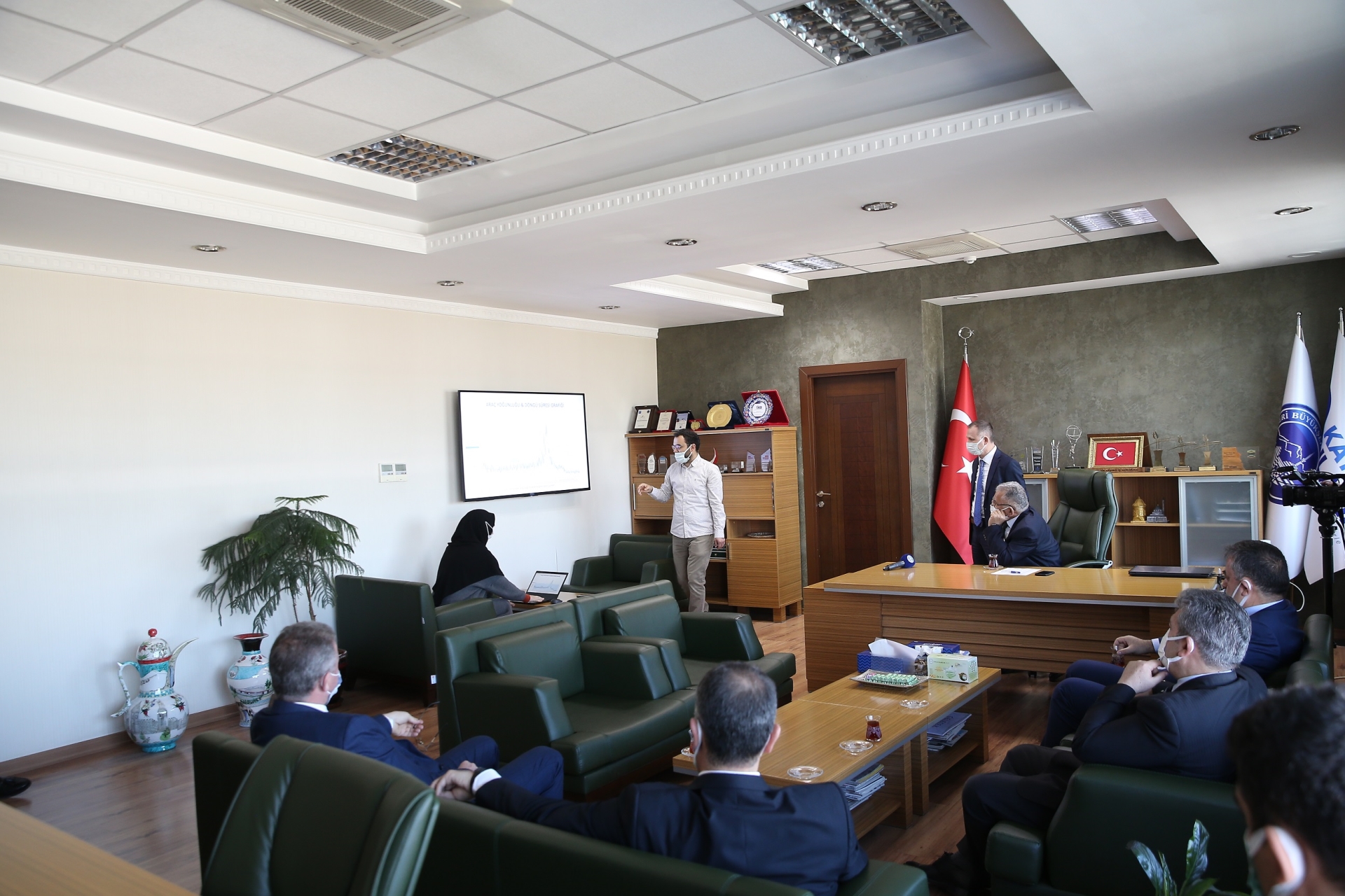 Kayseri Büyükşehir’den “Akıllı Kavşak” Uygulaması