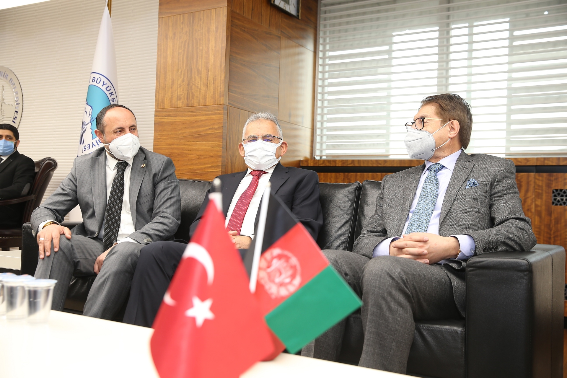 Başkan Büyükkılıç, Afgan Bakan ve Heyetini Ağırladı