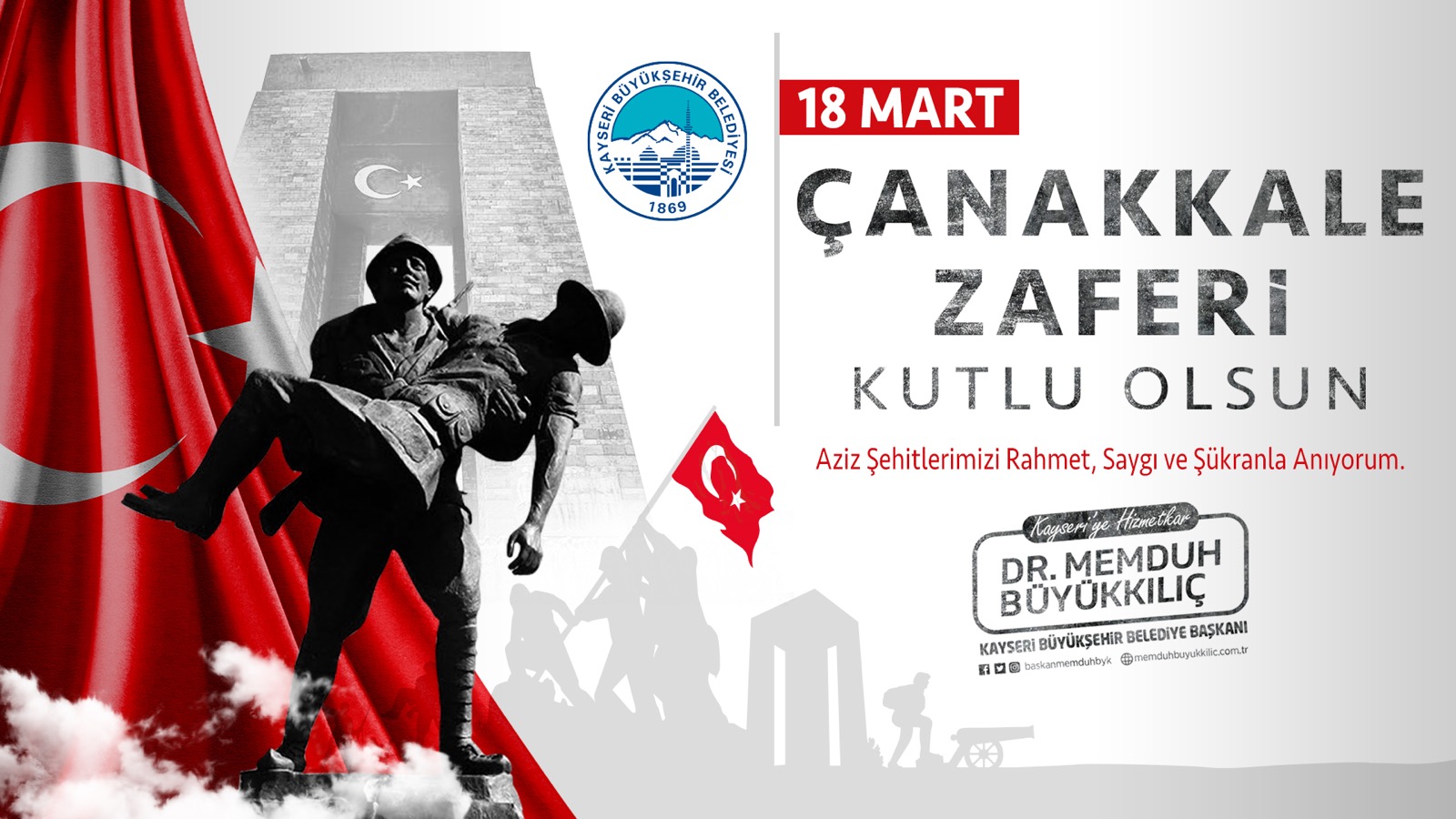 Başkan Büyükkılıç’tan “Çanakkale Zaferi” Mesajı