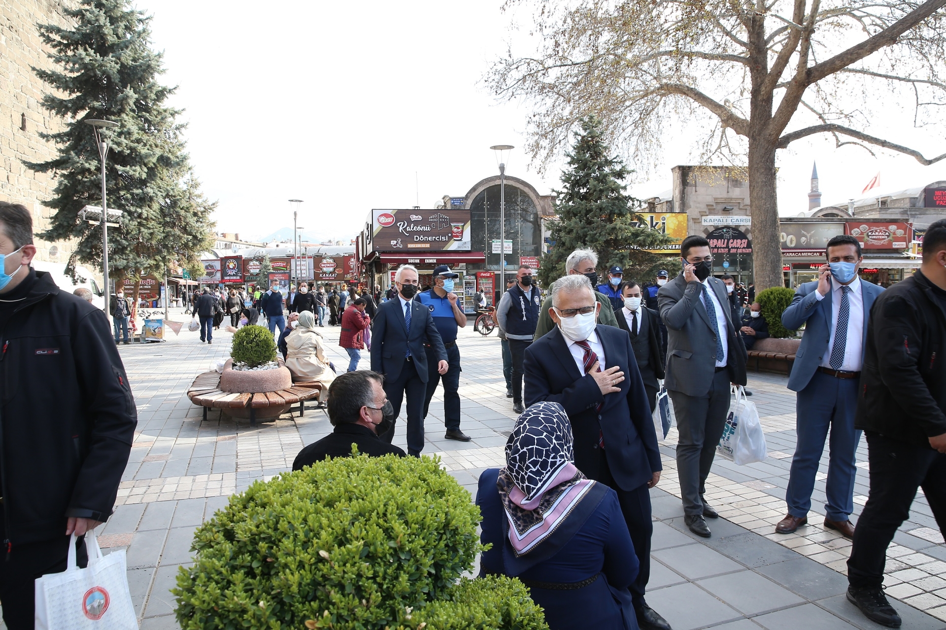 Vali ile Başkandan Saha Denetlemesi