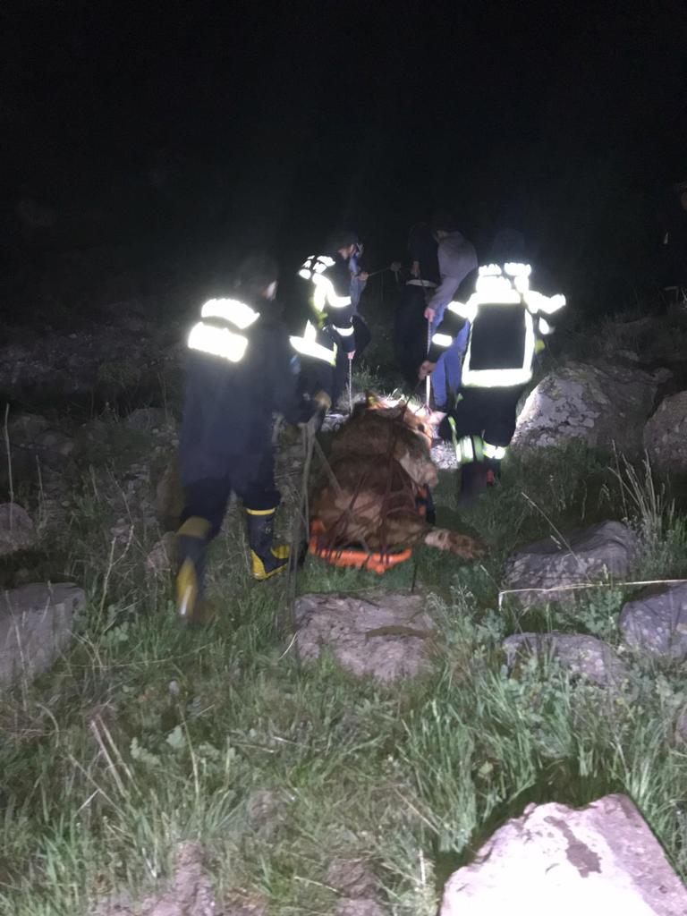 Büyükşehir İtfaiyesi’nden 8 Saatlik Kurtarma Operasyonu