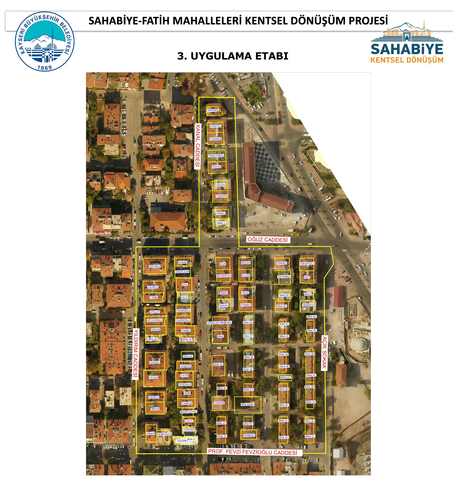 Sahabiye Kentsel Dönüşüm Projesi Yükseliyor