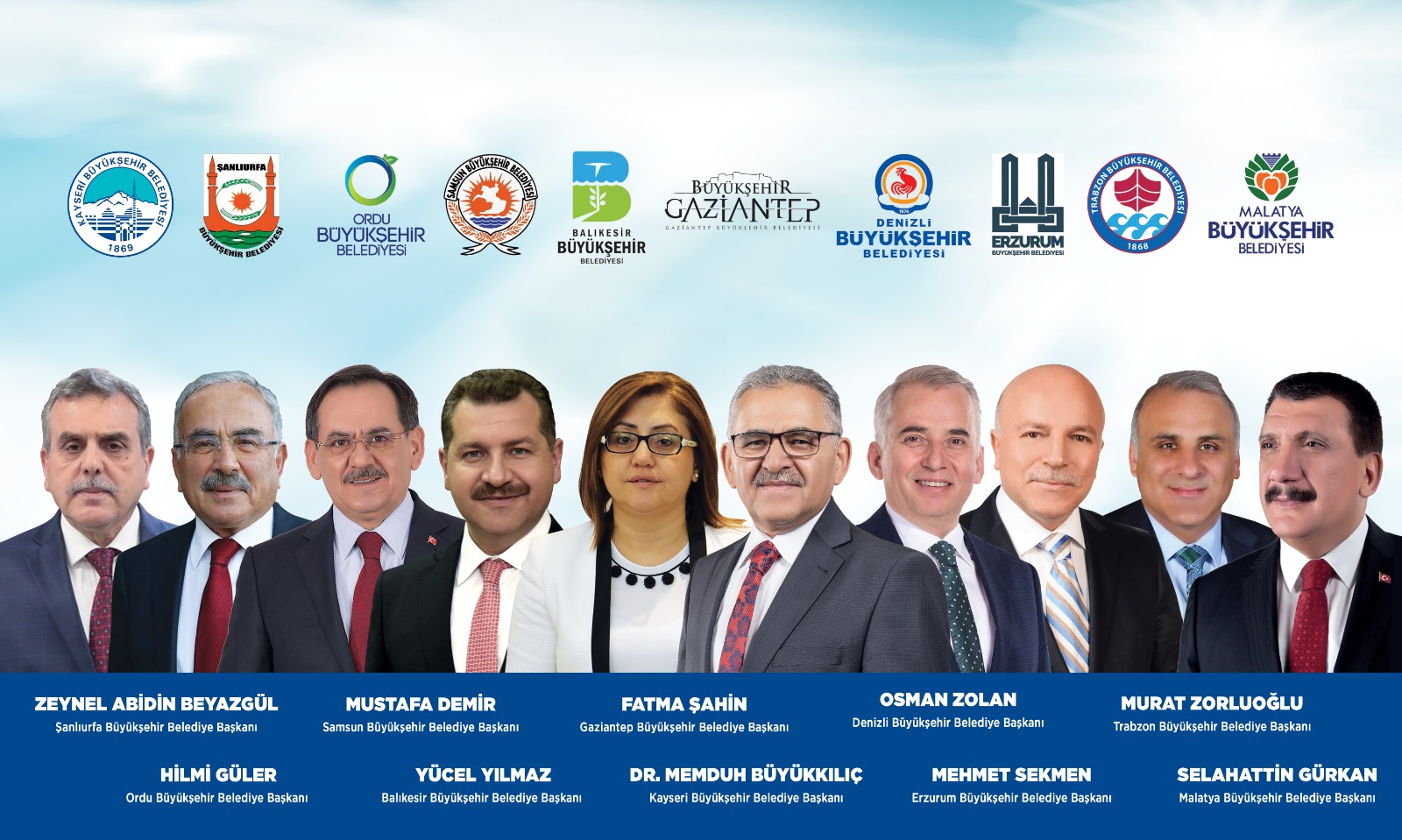 9 Büyükşehir Başkanı, Medeniyetler Beşiği Kayseri’yi Keşfedecek