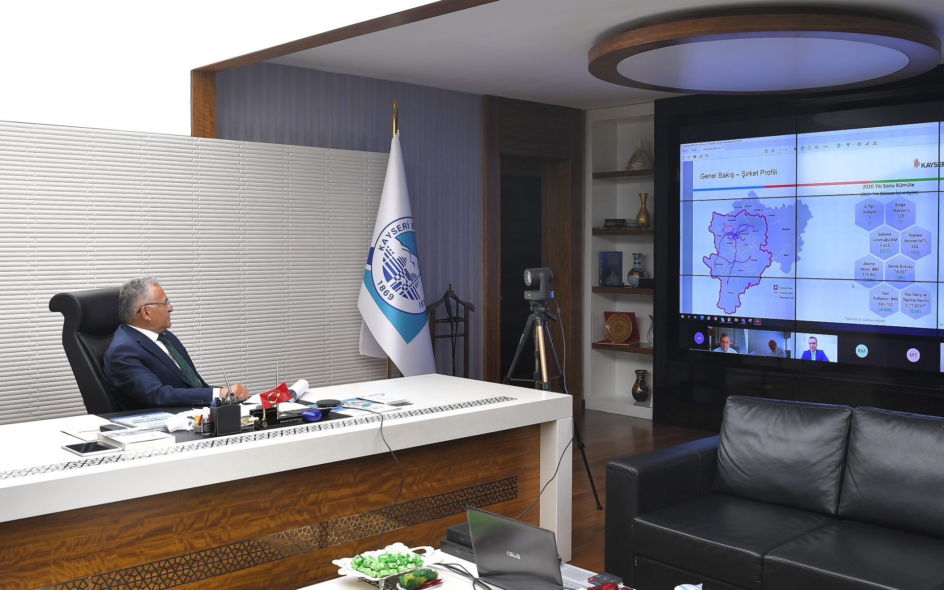 Başkan Büyükkılıç, Kayserigaz’ın Yönetim Kurulu Toplantısı’na Katıldı