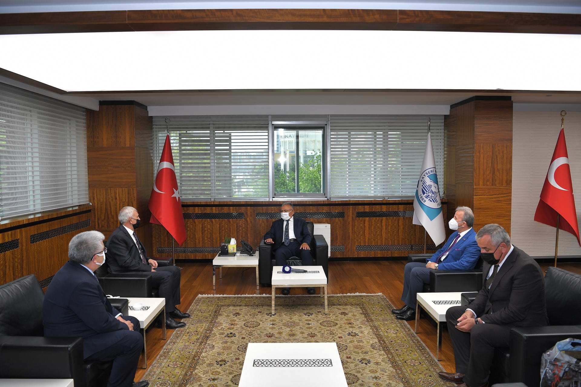 Başkan Büyükkılıç, Sağlık Bilimleri Üniversitesi Rektörü Erdöl’ü Ağırladı