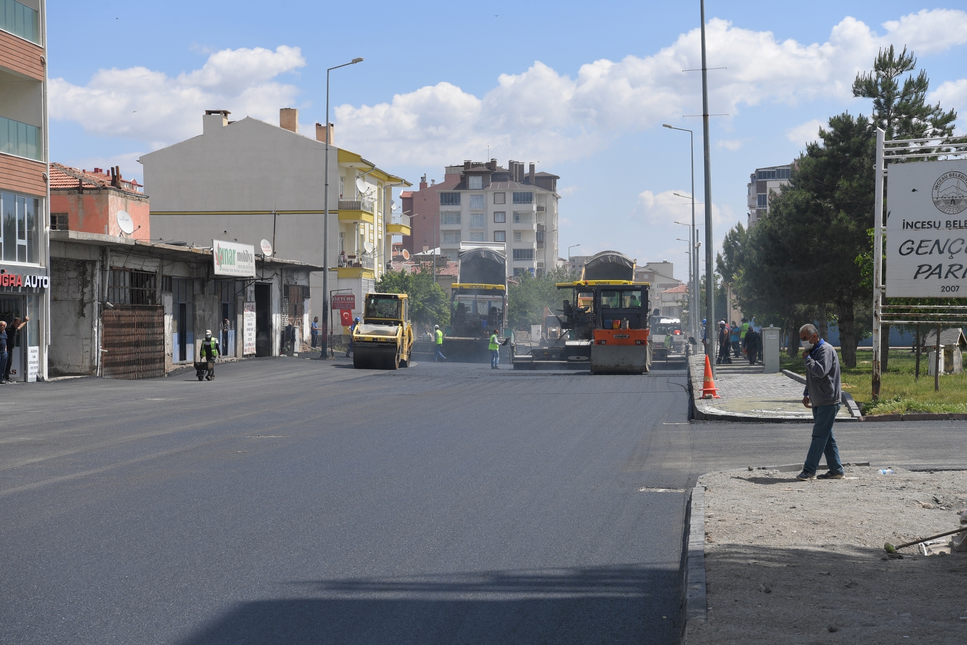 Büyükkılıç’tan İncesu’ya 10 Bin Tonluk Asfalt Yatırımı