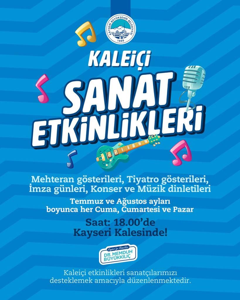 Başkan Büyükkılıç’tan Sanata ve Sanatçıya Destek