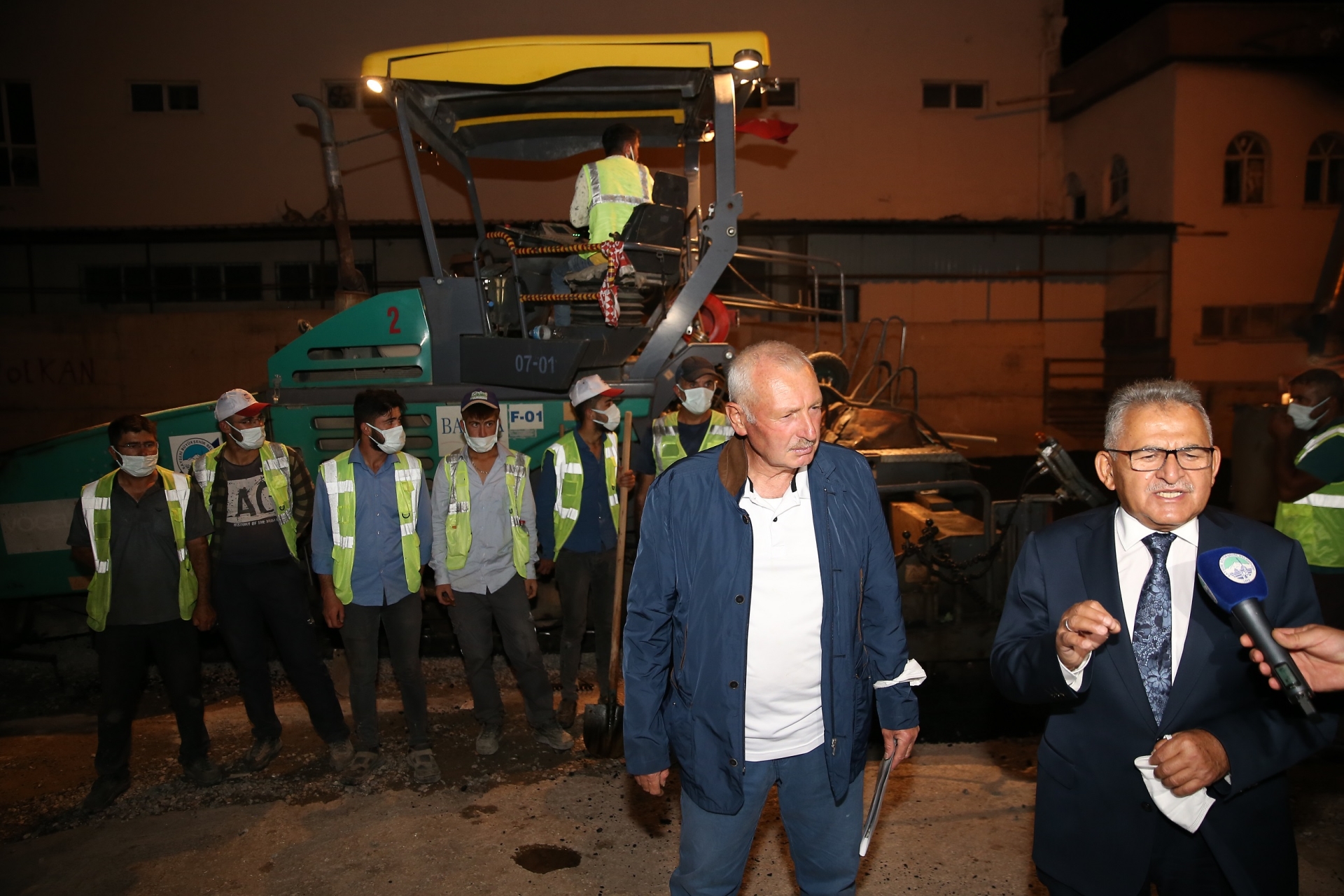 Başkan Büyükkılıç’ın Gece Mesaisi