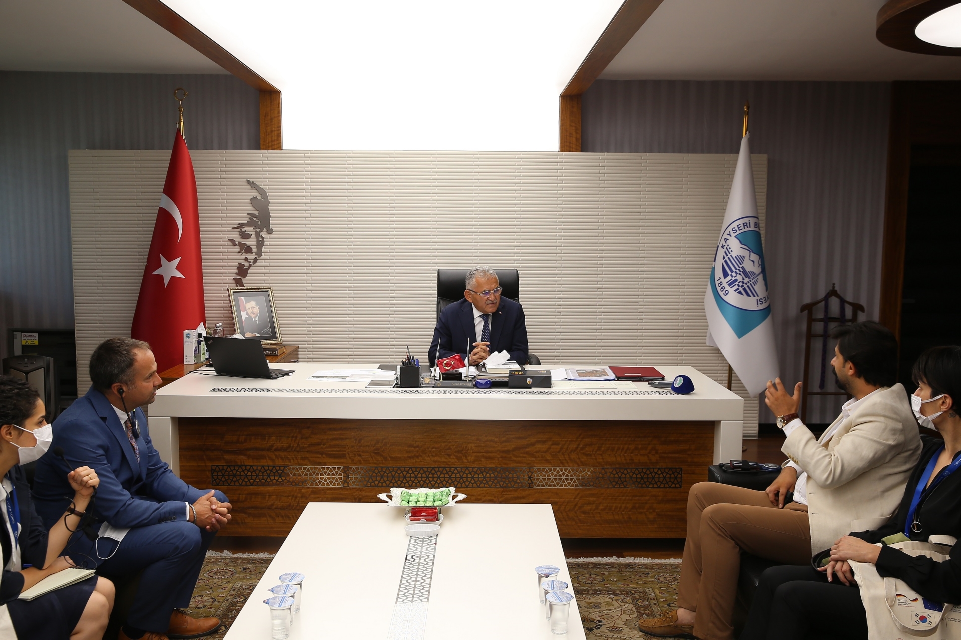 Büyükkılıç, Birleşmiş Milletler Dünya Gıda Örgütü Türkiye Temsilcisini Ağırladı