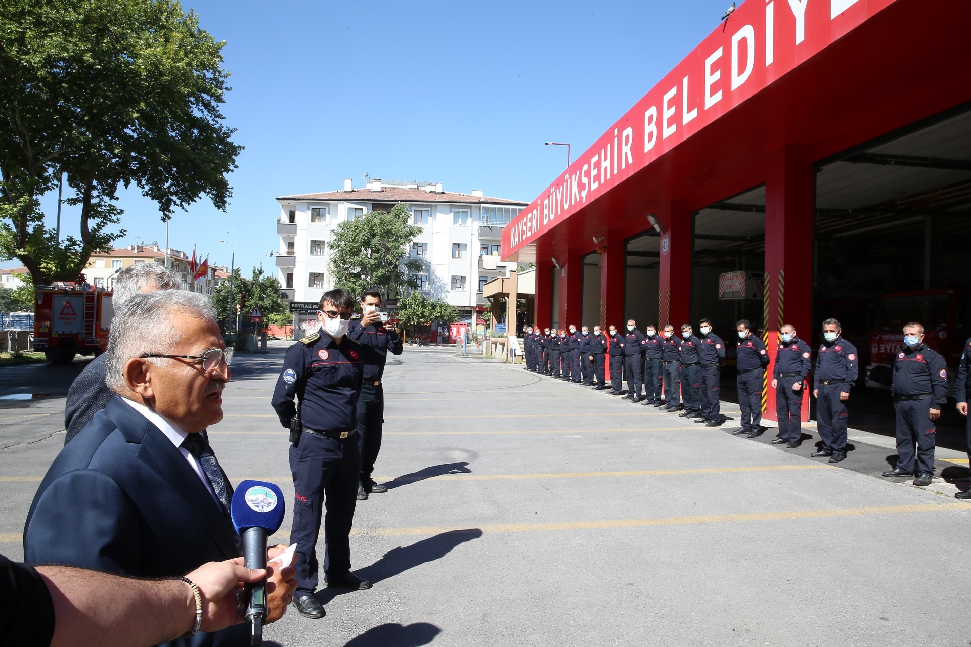 Büyükkılıç’tan İtfaiyeye Teşekkür Ziyareti