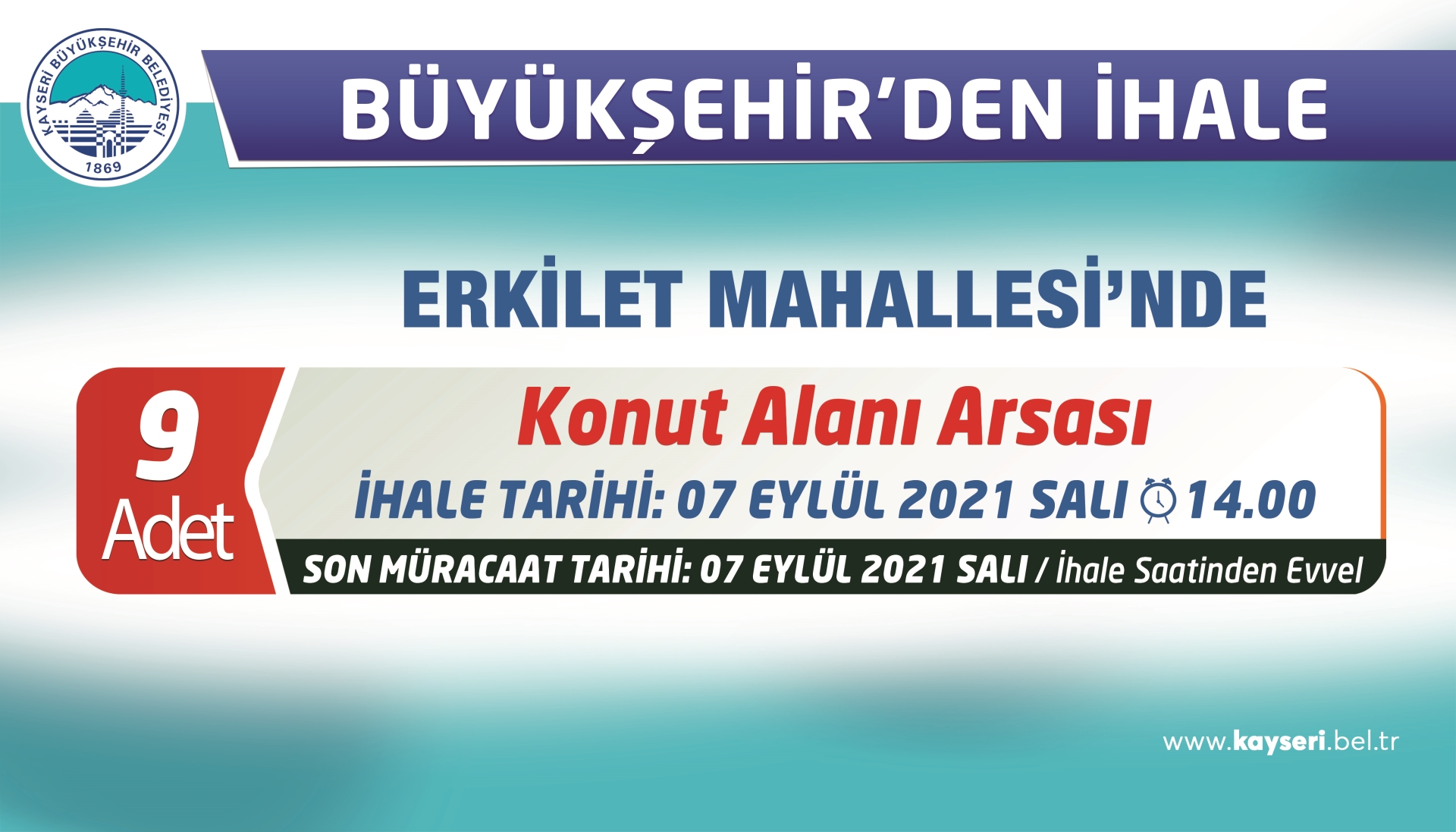 Büyükşehir’den İhale