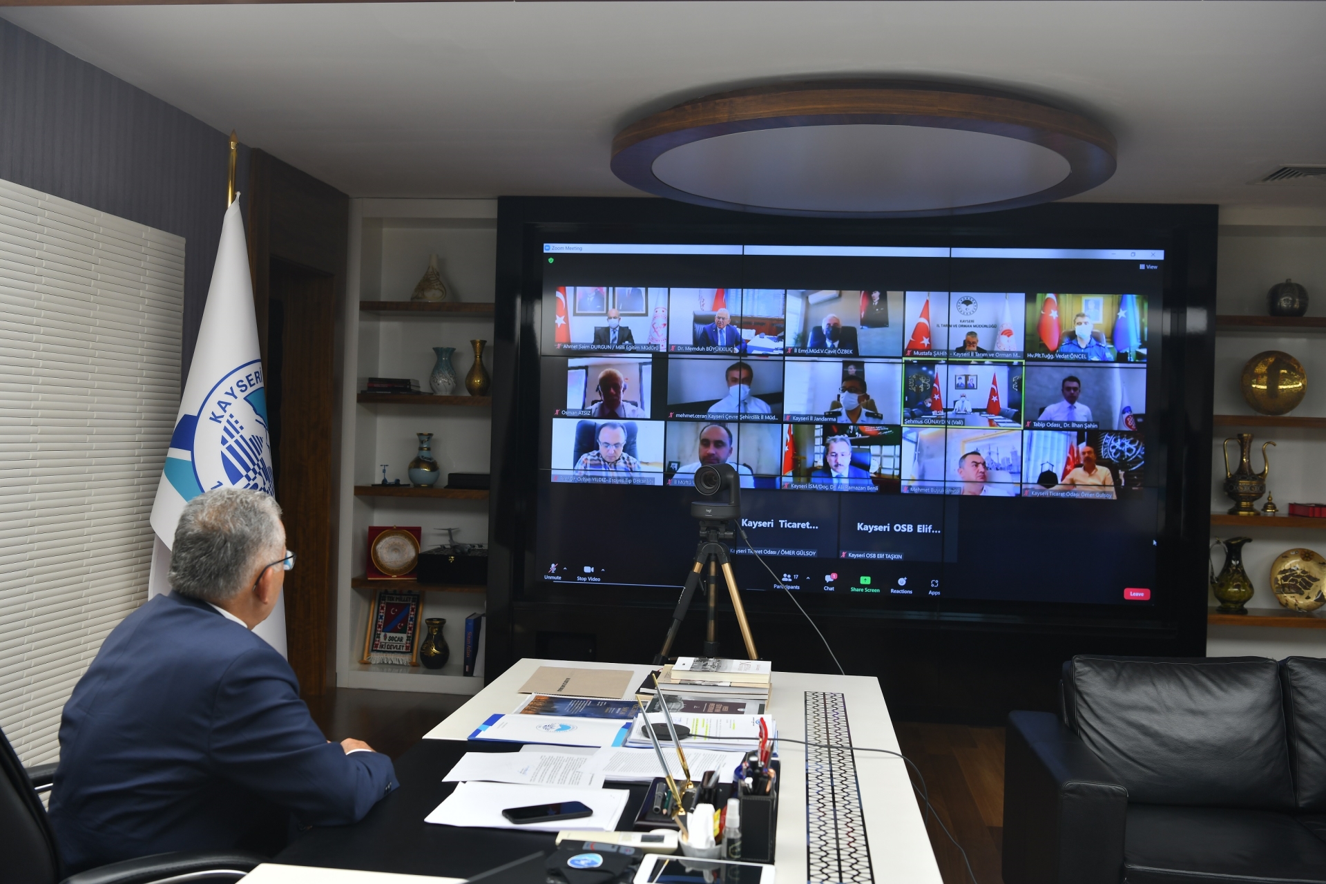 Başkan Büyükkılıç, İl Pandemi Kurulu Toplantısı’na Katıldı