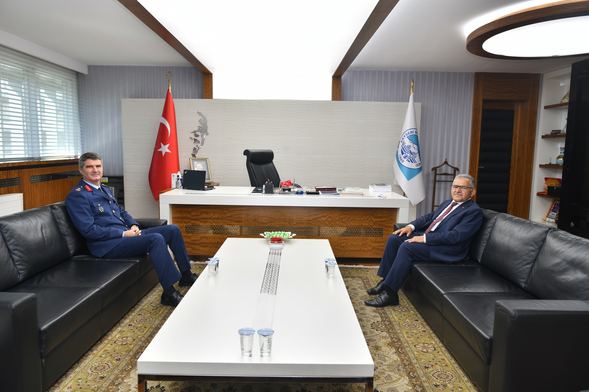 Başkan Büyükkılıç, Yeni Garnizon Komutanını Ağırladı